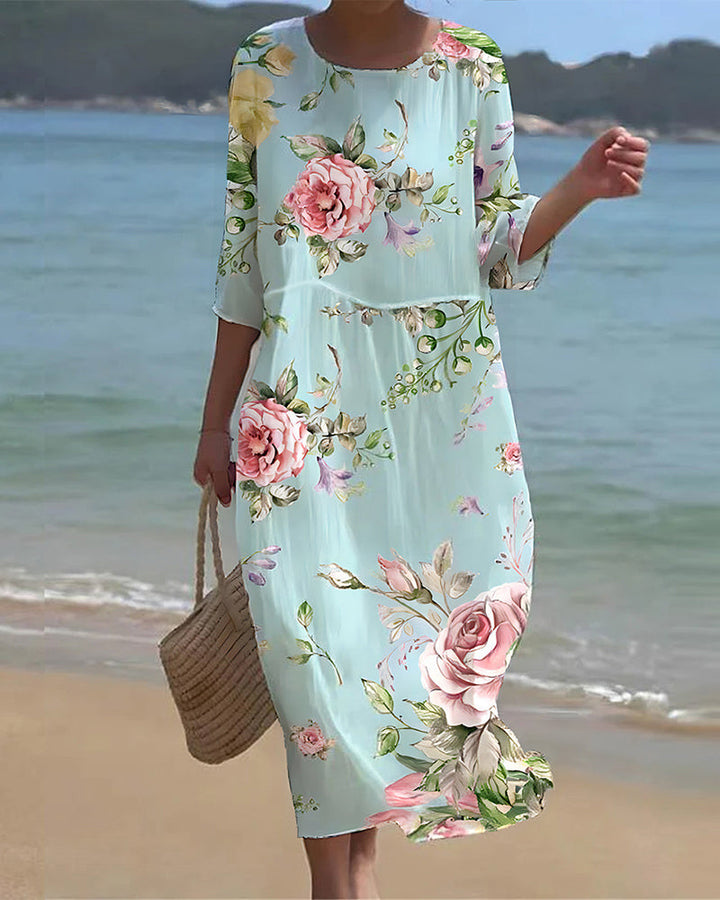 Viviana™ | Abito Floreale Elegante