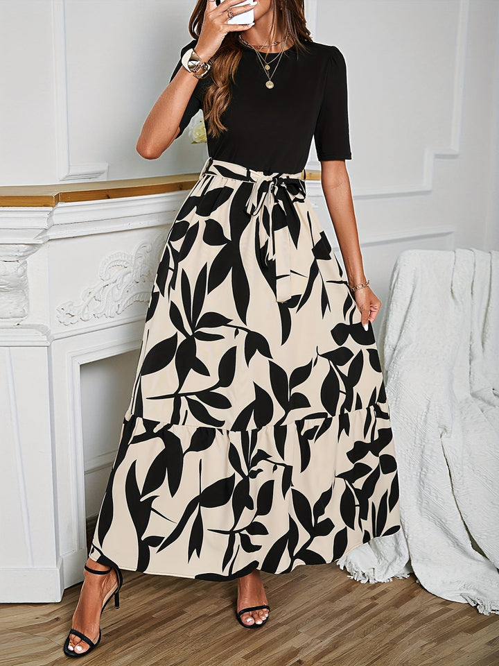 Beatrice™ | Elegante abito floreale a maniche corte