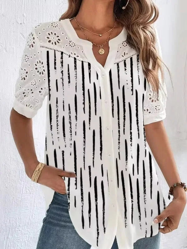 Marta™ | Camicia elegante a maniche corte