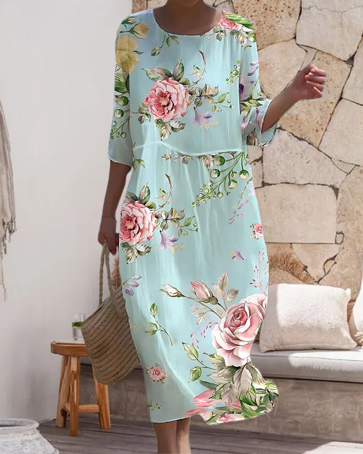 Viviana™ | Abito Floreale Elegante