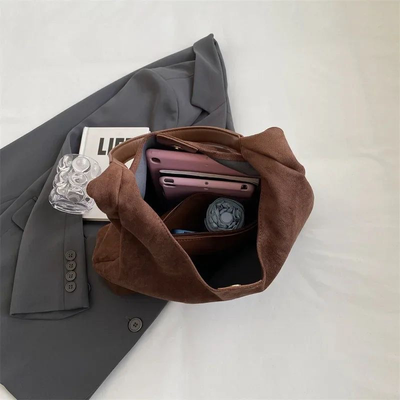 Astella™ | Borsa Tote In Pelle Scamosciata