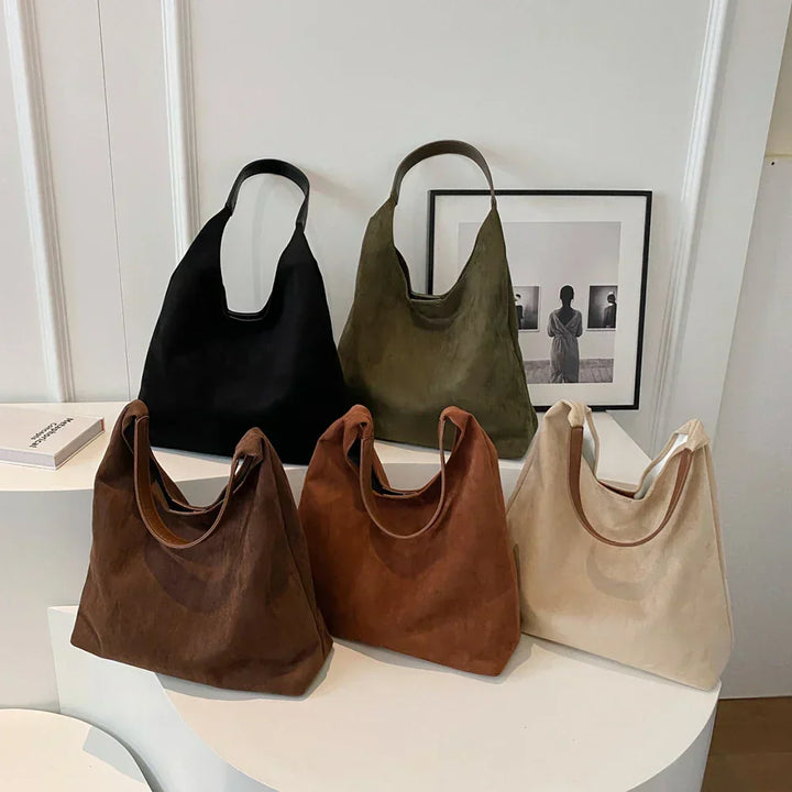Astella™ | Borsa Tote In Pelle Scamosciata