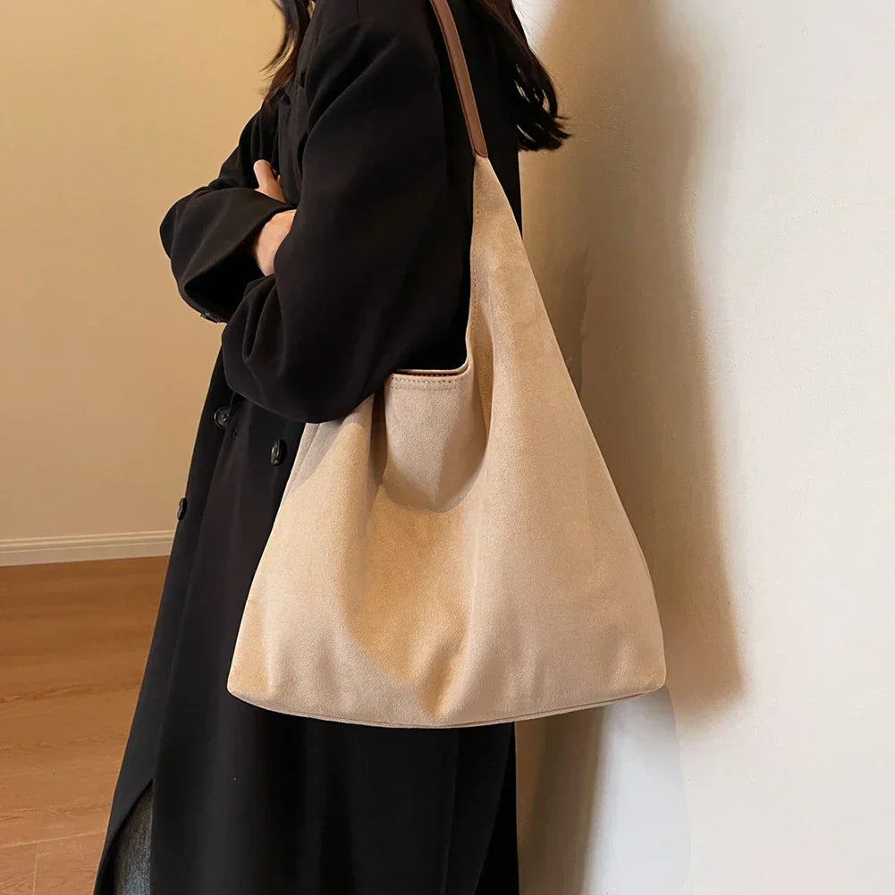 Astella™ | Borsa Tote In Pelle Scamosciata