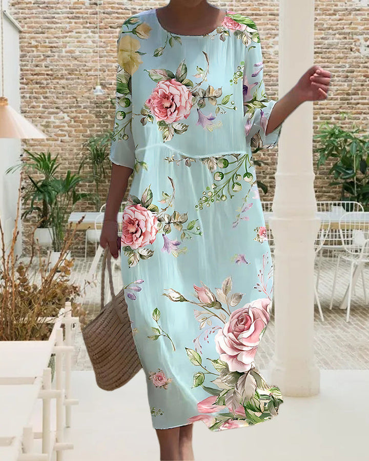 Viviana™ | Abito Floreale Elegante