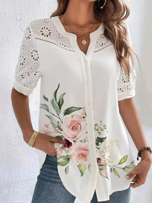 Marta™ | Camicia elegante a maniche corte