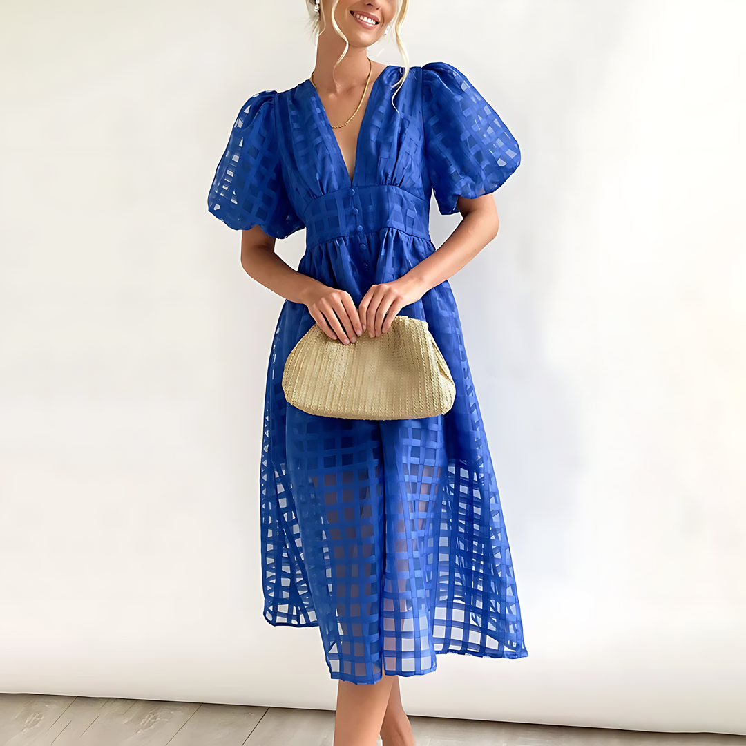Viola™ | Elegante abito midi estivo