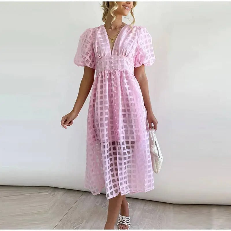 Viola™ | Elegante abito midi estivo